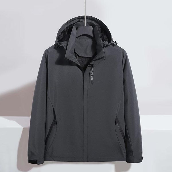 

men's jackets 5xl 6xl spring summer jacket men anti-uv waterproof sports hiking camping mountain windbreakers jaqueta masculina, Black;brown