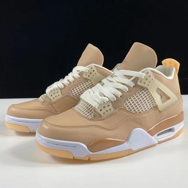 

portmarket men 4s basketball shoes jumpman x a ma maniere white white-medium grey fashion designer trainers outdoor sneakers come with box