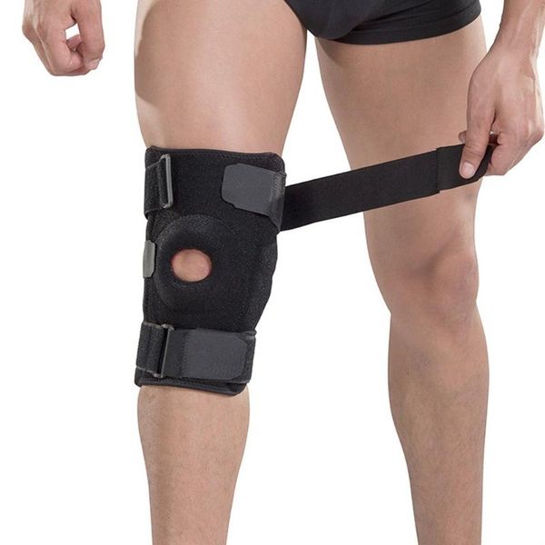 

elbow & knee pads brace compression sleeve with strap for support pain relief absorption adjustable sports unisex, Black;gray