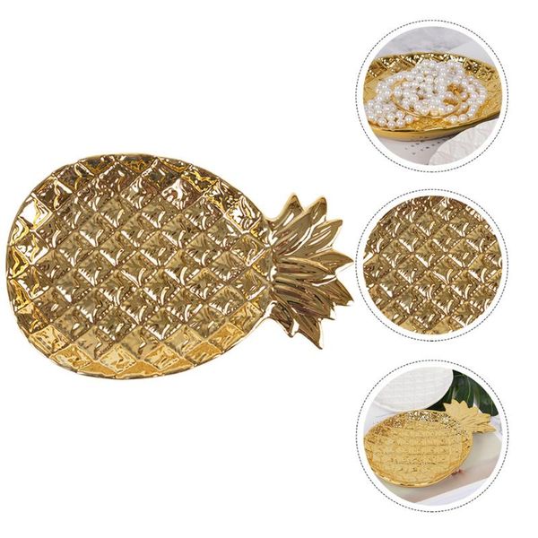 

kitchen storage & organization 1pc earrings tray creative pineapple shape decoration