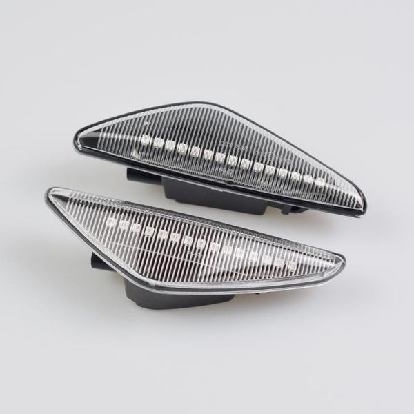 

2pcs dynamic flowing led turn signal side marker light lamp for fit serie 3 e36 facelift modelo 10/1996-04/1998 emergency lights