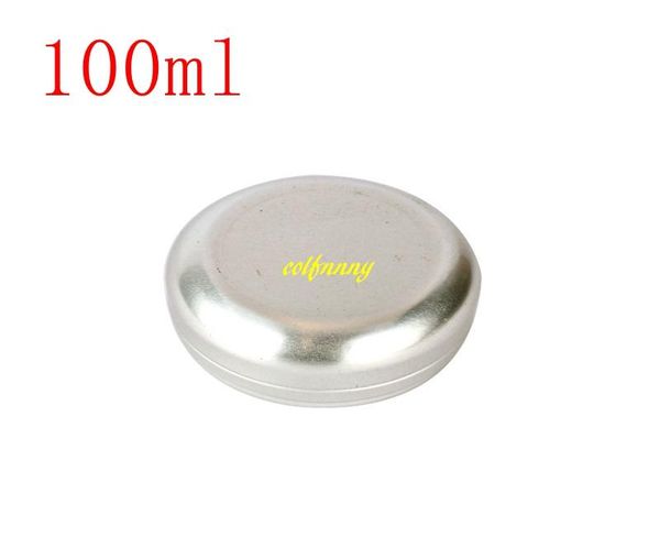 

storage bottles & jars 20pcs/lot 100ml aluminum soap box earphone tin cream container jar