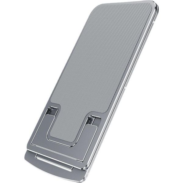 

selfie monopods aluminum alloy tablet deskstand ultra-thin foldable, bottom silicone, non-slip stable, does not block the edge of screen
