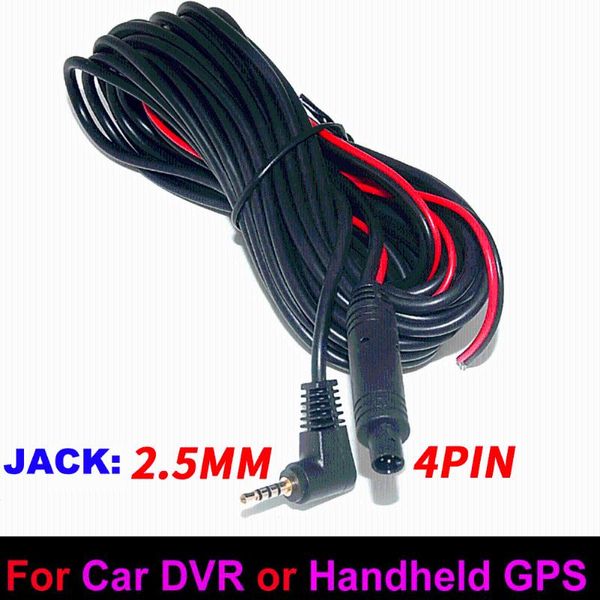 

car rear view cameras& parking sensors rearview camera system monitor cable line 4pin to 2.5mm for dvr or handheld gps