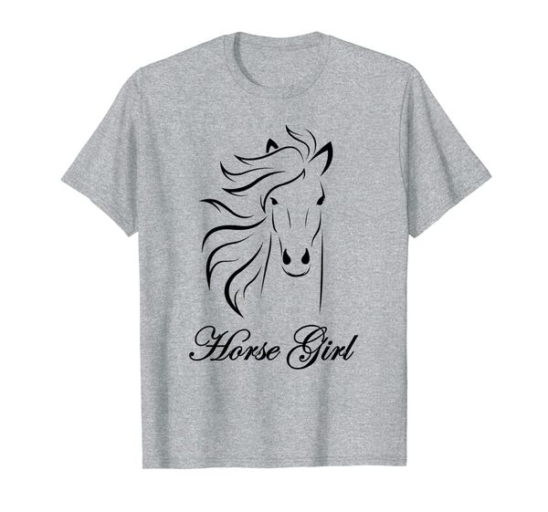 

horse girl t shirt racing riding horses lover gifts tees, White;black