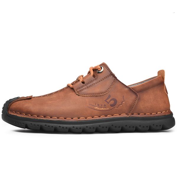 

dress shoes men casual leather for retro lace-up round toe sbjz, Black