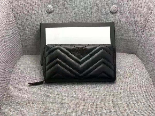 

purses men wallet genuine leather black luxurys designers wallets long and short style purse card holders fashion wholesales, Red;black
