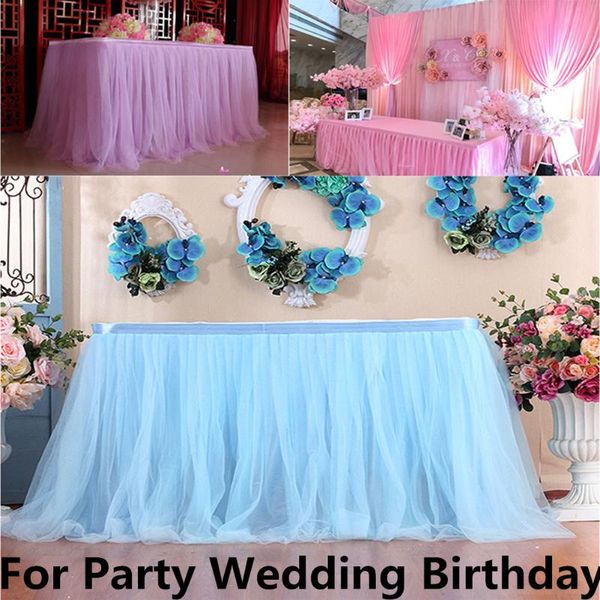 

table skirt cover for birthday wedding festive party 100 x 70 cm multicolor home decor cloth decorations
