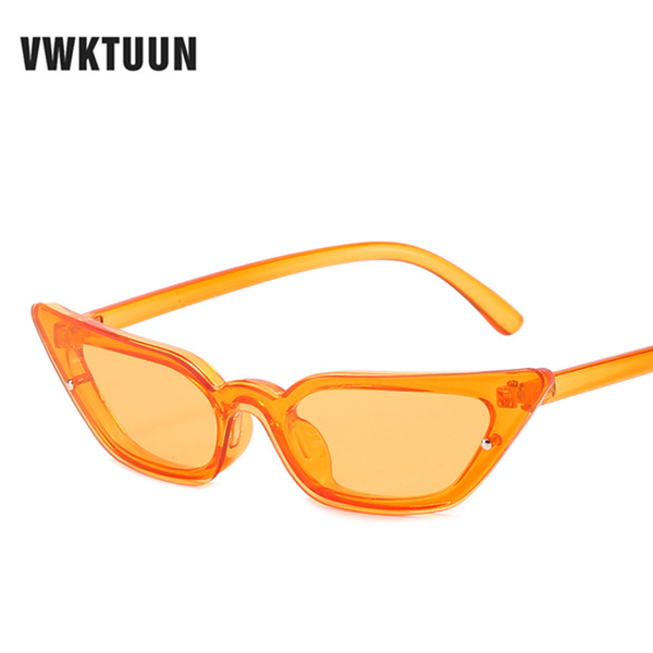 

small frame sunglasses women vintage colorful glasses uv400 driving driver shades cat eye sun for, White;black