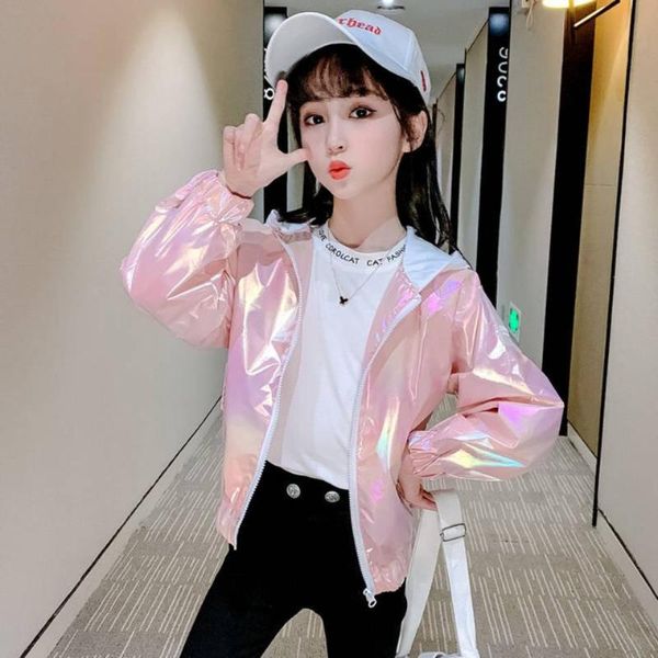 

jackets baby girl solid color coat children spring autumn kids girls outerwear coats for 4 5 6 7 8 9 10 11 12 14 year pink blue, Blue;gray