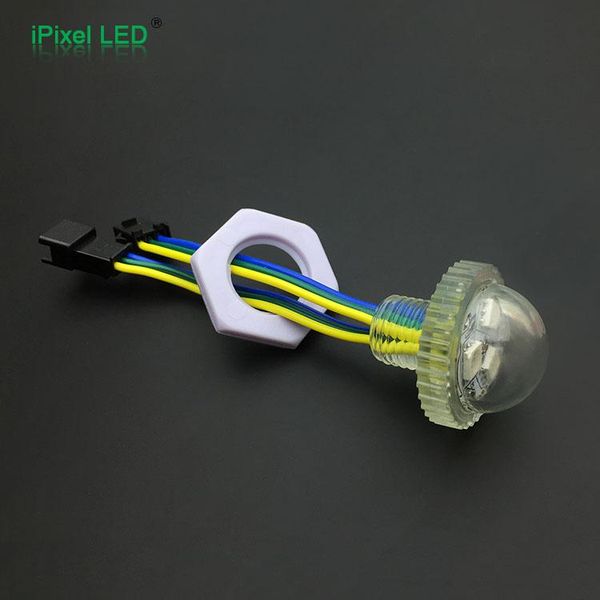 

12v rgb amusement rides multi color programmable 25mm led pixel light modules