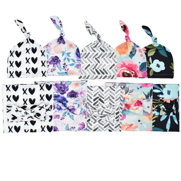 

newborn baby swaddle blanket bow headband hat 3 pcs sleeping bags wrap ins toddler dinosaur sleep sacks shark pgraphy prop 759 s2