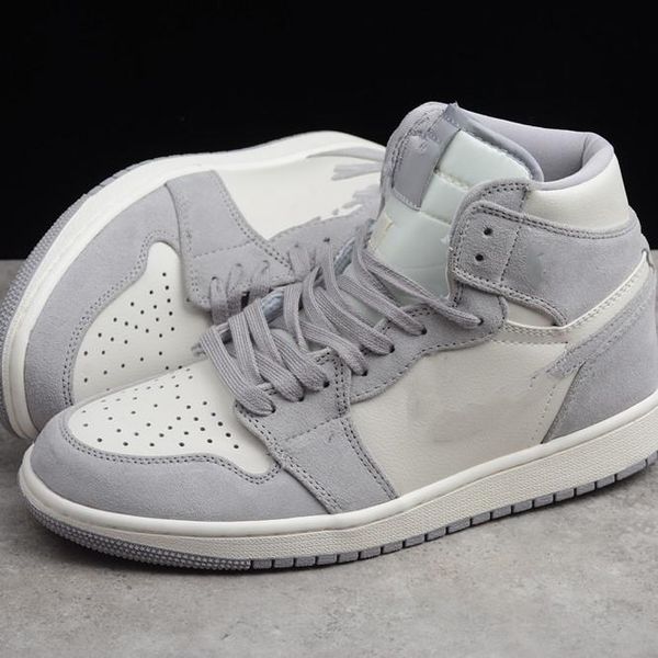 

With Box JUMPMAN 1 Mid (W) WHITE SPRUCE AURA shoes schoenen size 36-45 fashion trainers sneakers womans designer, #1