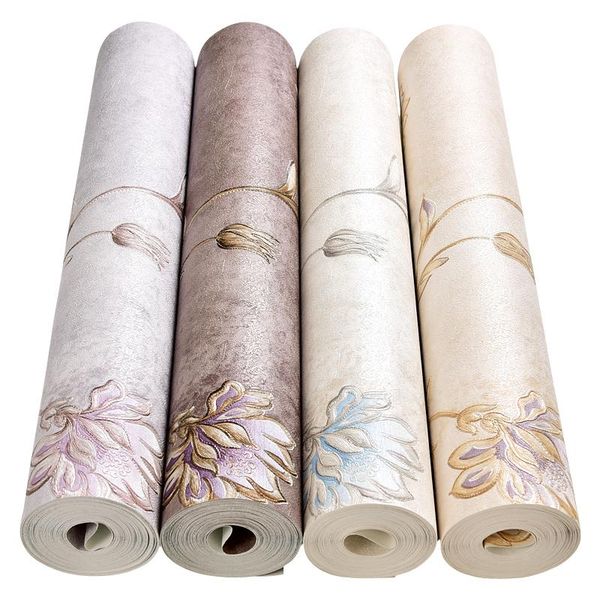 

wallpapers american country big flower living room wallpaper retro nostalgic pastoral non-woven bedroomtv back wall paper