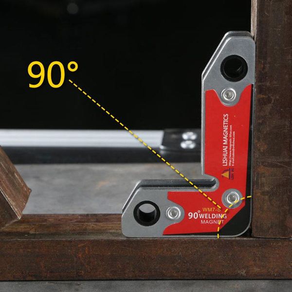 

welding locator strong magnetic ndfeb diy practical multi angle positioner silver black handheld holder hand tools