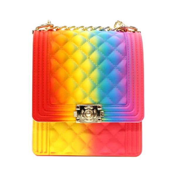 

evening bags 2021 luxury designer crossbody wholesale fashion summer colorful shoulder jelly purses and handbags for women