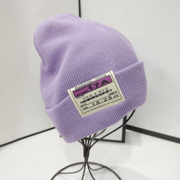 

beanies ht586 black winter hat warm baggy skullies knitted for men women ski sports cap