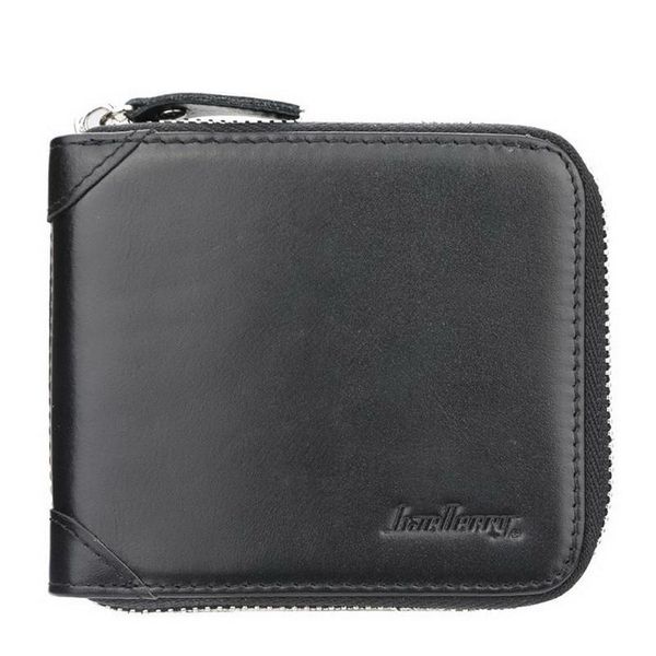 

wallets mens leather zipper wallet zip around bifold multi card holder durable purse 12x10x2.5cm, Red;black