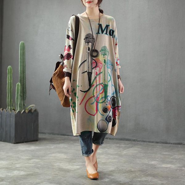 

women's sweaters casual long sleeve sweater dress women autumn winter vintage tunic female knitted pullovers clothes de mujer shirt dre, White;black