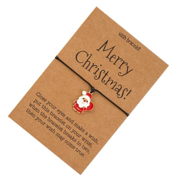 

charm bracelets 1 set christmas pendants cartoon charms crafting decorations xmas bracelet with, Golden;silver