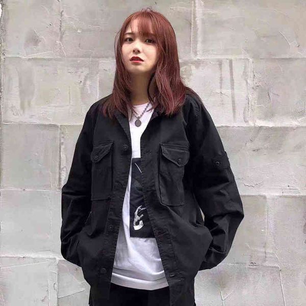

men's jackets designer stone jacket casual island cotton shirt men windbreaker women coat badge pocket ghost series jackets fashion coa, Black;brown