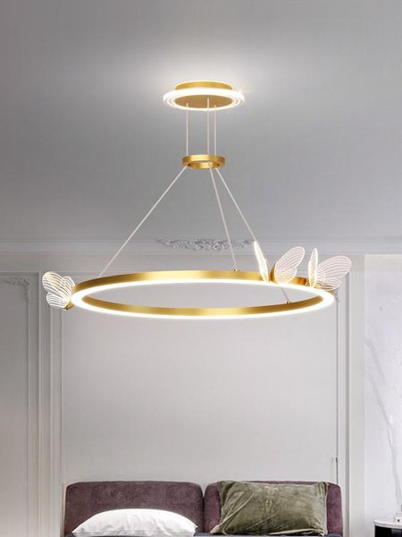 

pendant lamps modern minimalist led hanging lamp bedroom living room study creative round suspension luminaire personality