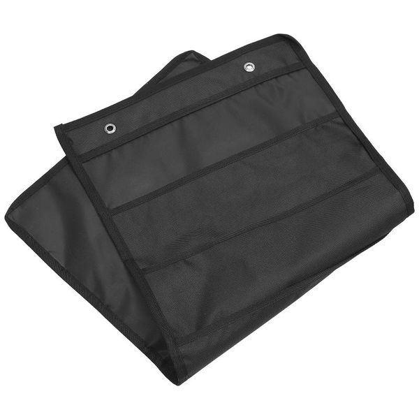 

storage bags 1pc durable door back bag reusable hanging wall for home (black)