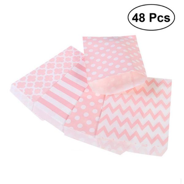 

gift wrap wedding party favor bag striped polka dot chevron candy bar bags paper