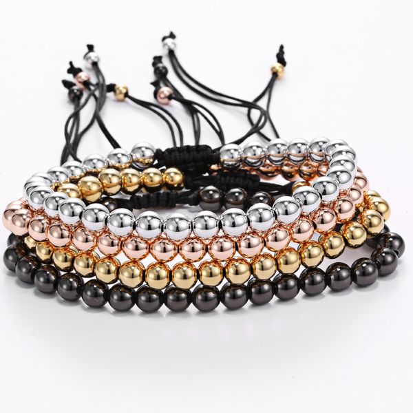 

charm gold bracelets men rose gold stainless steel energy bracelet for women couple lover fashion jewelry 2020 drop shipping, Golden;silver