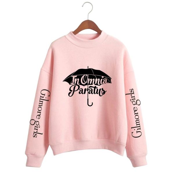 

women's hoodies & sweatshirts gilmore girls american family ethics drama turtleneck 2021 arrival male/female harajuku long sleeve high, Black