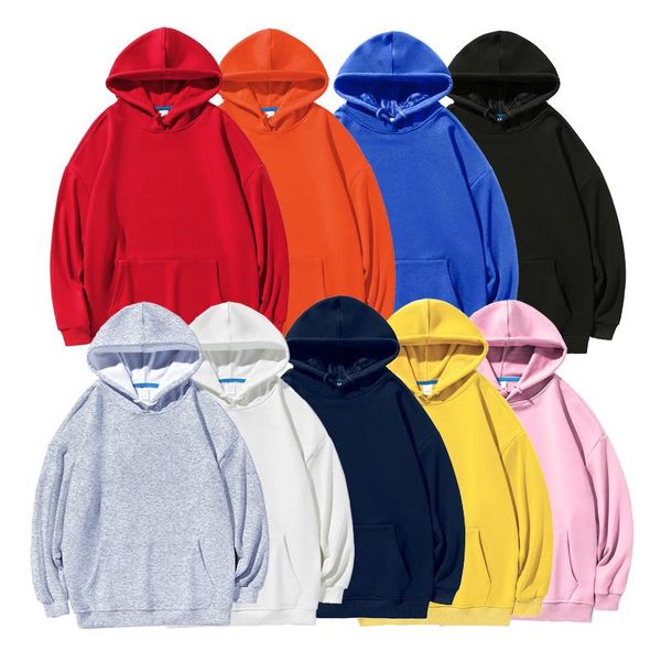 

men's hoodies & sweatshirts 2021 winter fashion brand men's&women's male casual black pink solid color hip hop hoody pullover