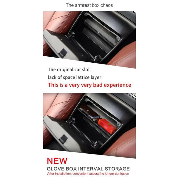 

car organizer glove box organizers practical to use abs durable