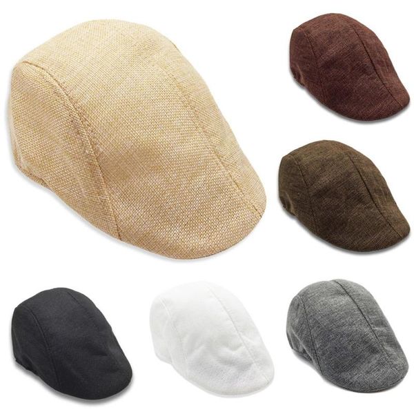 

hat golf sboy classic wool cap herringbone duckbill ivy thj99 berets, Blue;gray
