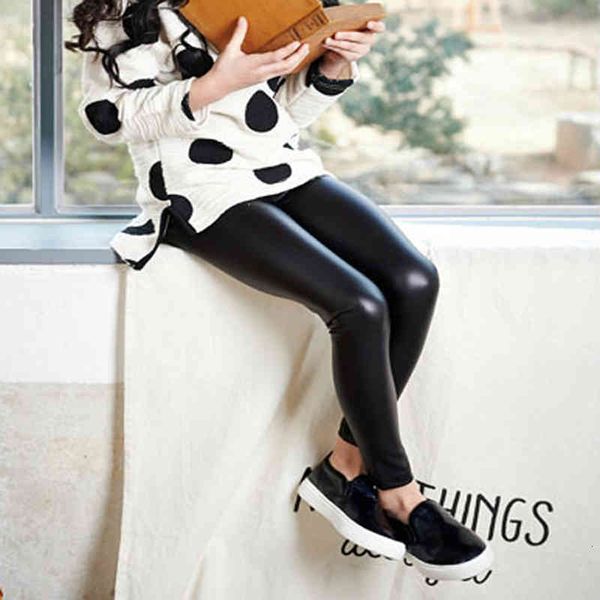 

trousers girl skinny gift sale black kid leather pants baby legging/leggins child legging 6zl3, Blue