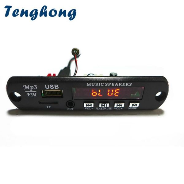 

& mp4 players tenghong mp3 decoder board bluetooth 4.2 dc5v 9v 12v audio decoding module ape flac wma wav tf radio usb aux for car speaker