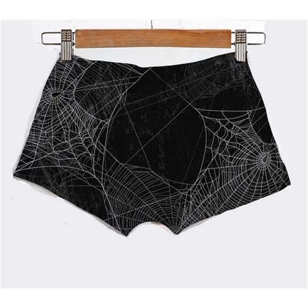 Personalizado Criar seu próprio design Spiderweb Summer Shorts Shorts femininos 4xl 5xl 210611