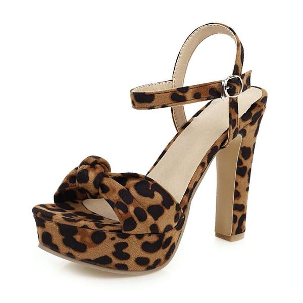 

sandals women's 40 48 large shoes leopard night club heels, Black