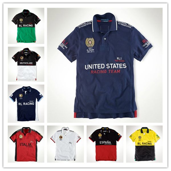 

classic polo horse designers men label shirts #rl007 essentials off luxury summer short sleeve fashion white tees embroidery racing casual m, White;black