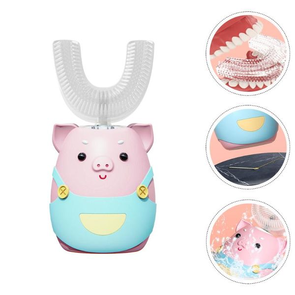 

smart electric toothbrush 1pc u shape cartoon kid tooth cleaner )