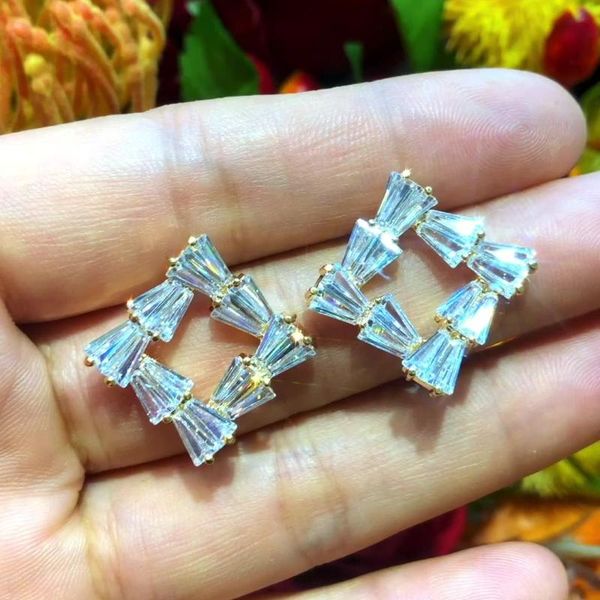 

dangle & chandelier soramoore luxury cute square trendy earrings naija wedding party earring fashion jewelry for women girl sty, Silver