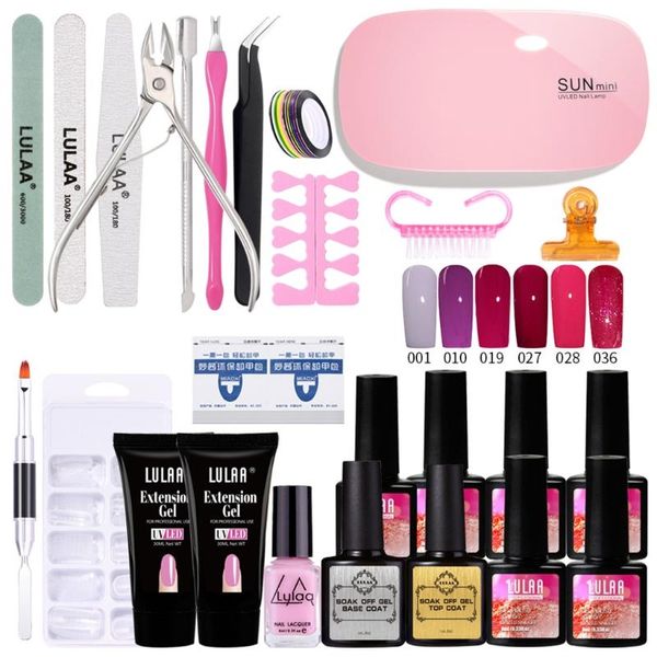 

nail art kits set 36w uv led lamp for manicure gel polish kit tools r3mf