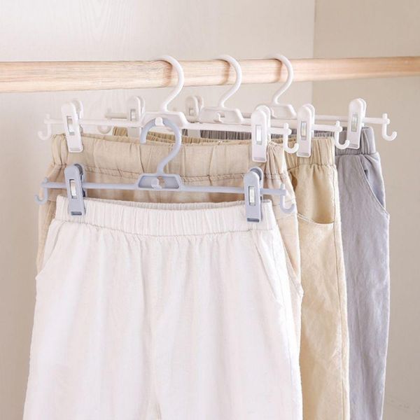 

hangers & racks pants skirt tie shawl rack multifunctional organizing hanger clothes clip practical home use anti-slid adjustable trousers