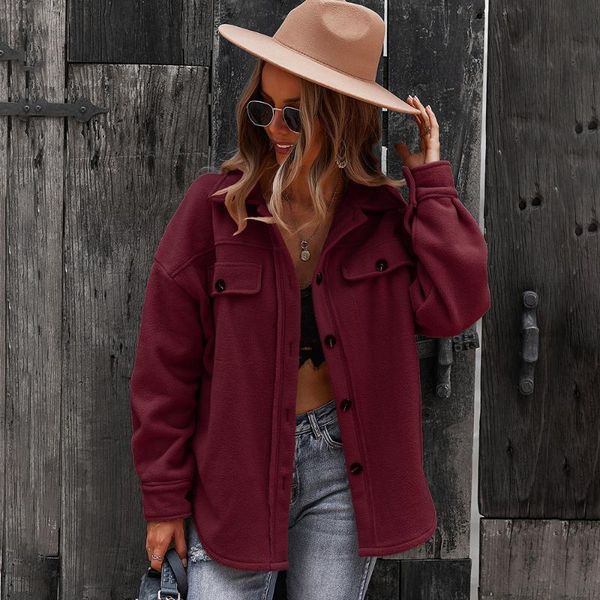

women's jackets ladies short vintage autumn winter jacket women faux fur casual warm soft holiday outwear plush overcoat coat female, Black;brown