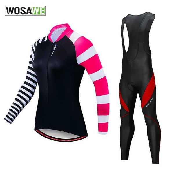 

autumn cycling jersey set sports wear bicycle pants long sleeves shirts ropa ciclismo mtb bike clothing bib shorts jacket racing sets, Black;blue
