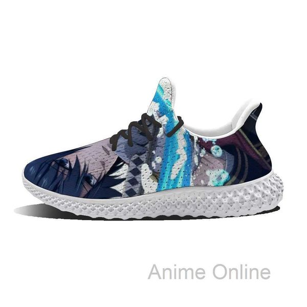 

spring tomioka giyuu fresh pattern breathable flat running shoes