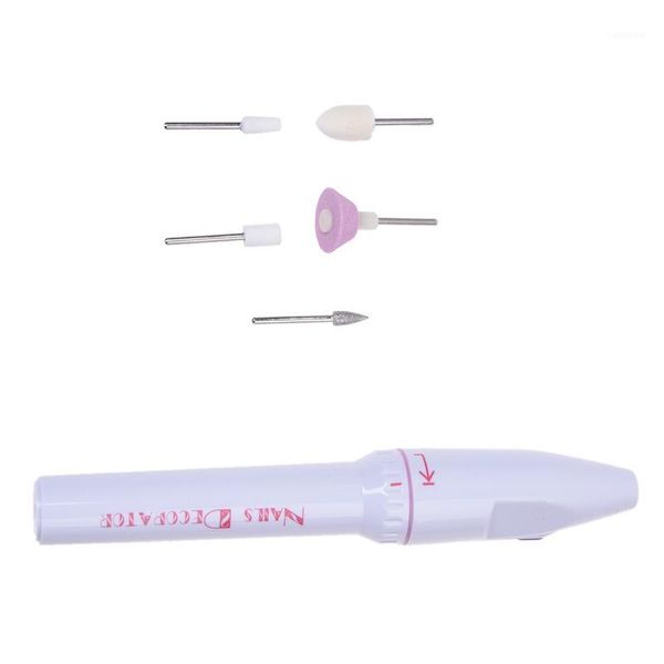 

bits electric manicure nail drill file grinder grooming kit1, Silver