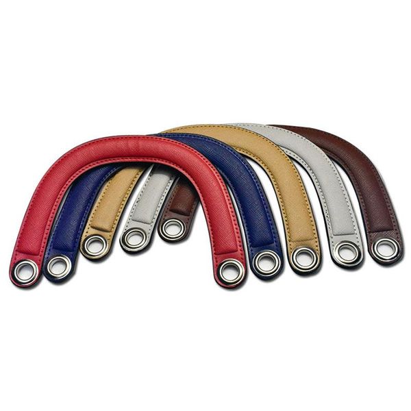 

bag parts & accessories 13*19cm short handle replacement strap cross pattern diy handbag colorful, Black
