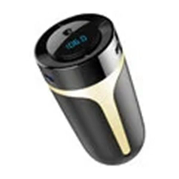 Auto Hand Free FM Bluetooth 5.0 Empfänger MP3 Player Originalität Multifunktions Spray Luftbefeuchter USB Aufladen 7 Farben Umgebungslampe Stummschaltung