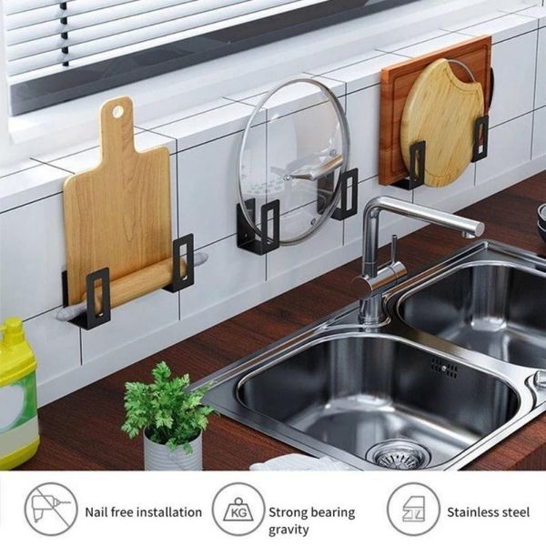 

cooking utensil rest kitchen organizer and storage with drip pad fork spoon holders non-slip accessories & organization