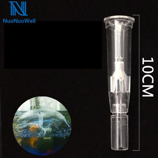 

nuonuowell transparent mushroom spray head submersible pump accessories pond aquarium landscaping fountains tube 5/10pcs-pack decorations